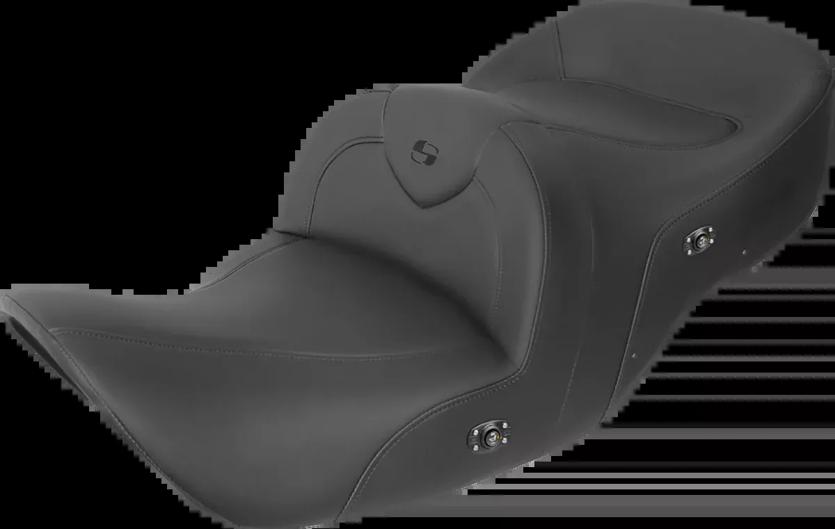 RoadSofa™ Seat - without Backrest - Black w/ Black Stitching - Heated - GL1800 '01-'10