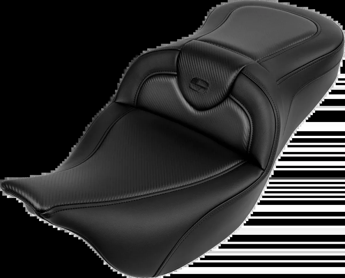 Roadsofa™ Seat - without Backrest - Carbon Fiber - Black Stitch - 'FL '08-'19