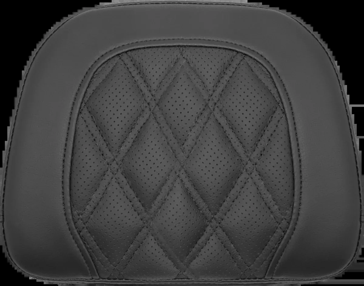 Roadsofa™ Sissy Bar Pad - Black - Lattice Stitch - Indian '14-'22