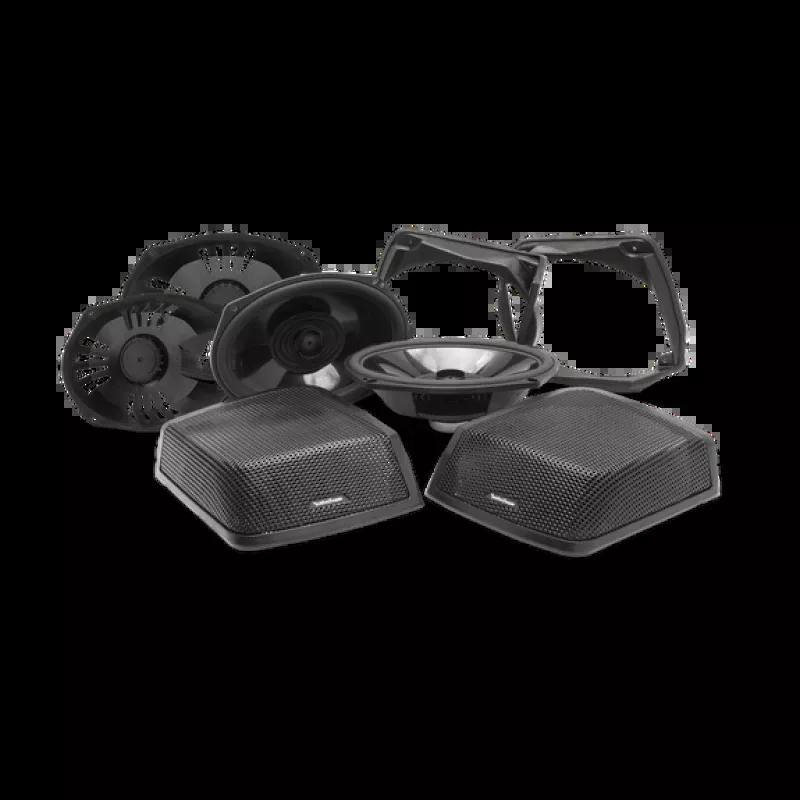 Rockford Fosgate 1998-2013+ Harley-Davidson Motorcycle Saddlebag Audio Kit