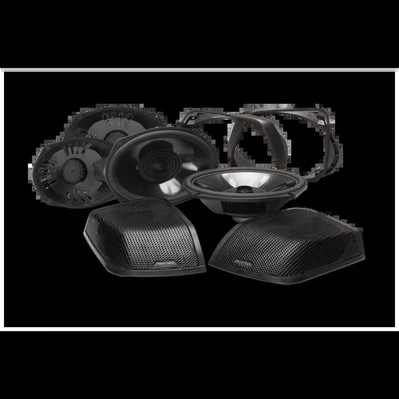 Rockford Fosgate 2014+ Harley-Davidson Motorcycle 6 X 9 Power Rear Audio Kit
