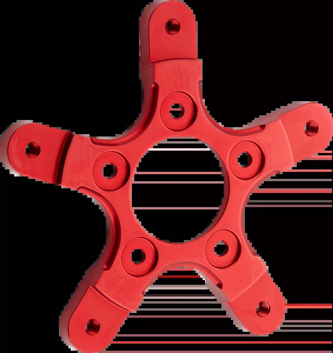 Rotor Mount - Ness Wheel - Red
