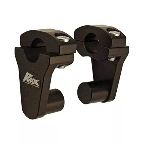 Rox Speed FX Driven Products Pivoting Risers - 2in. for 7/8in Handlebars - Black 1R-P2SS