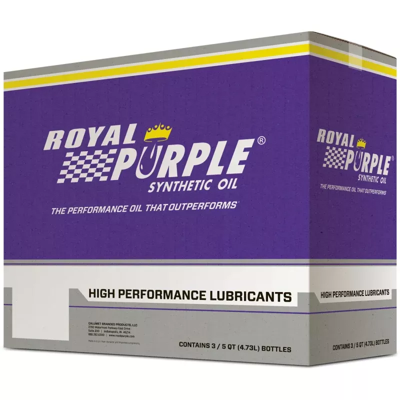 Royal Purple Premium Synthetic High Performance Multi-Grade 5W20 Motor Oil – 5 Quart