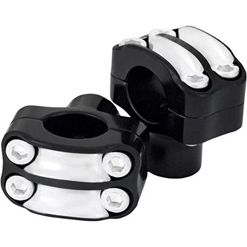 RSD 0208-2050-BM Nostalgia Risers for 1in. Handlebars – 4-Bolt – Contrast Cut