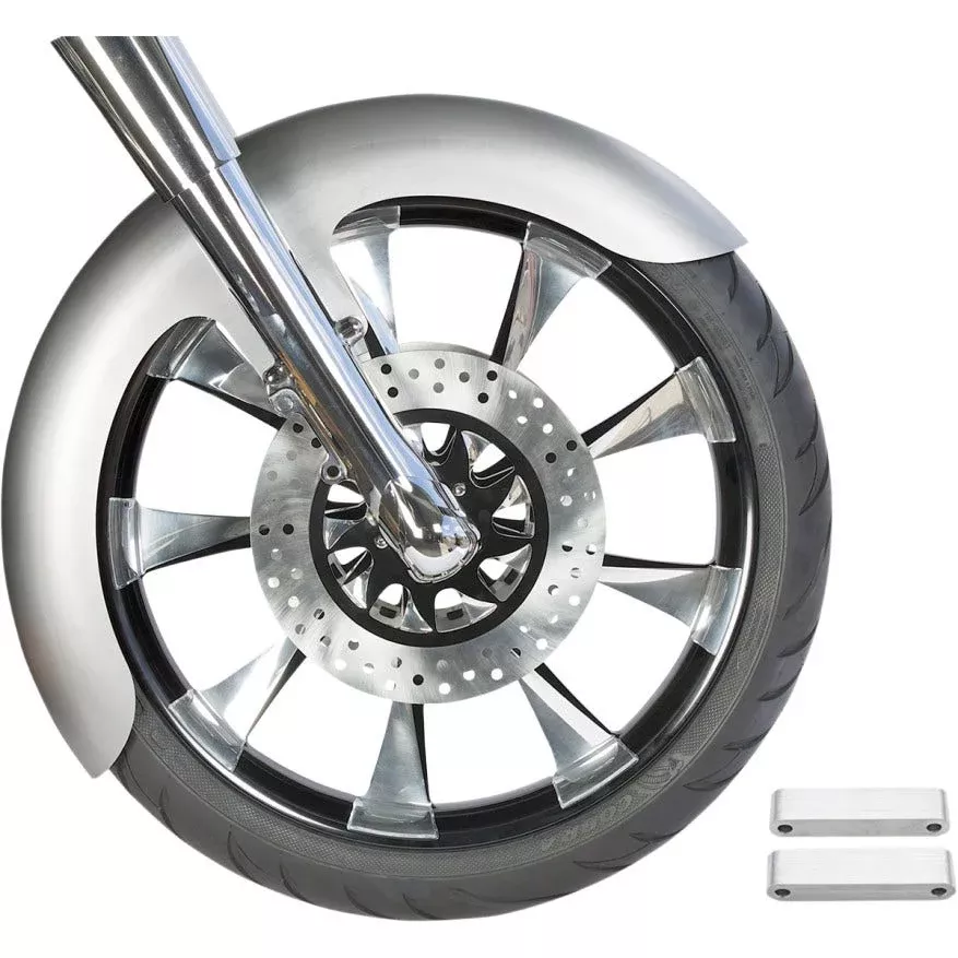 Russ Wernimont RWD 21" Front Wrapper Fender 5.5" W OCF Style Harley FLH/T 14-20