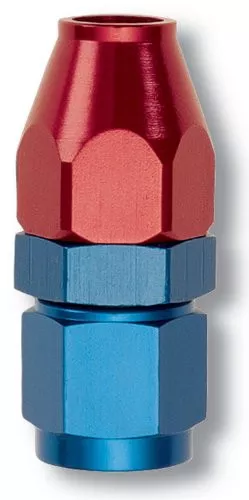 Russell Performance 639200 Red and Blue Anodized Aluminum Fuel Hose Adapter