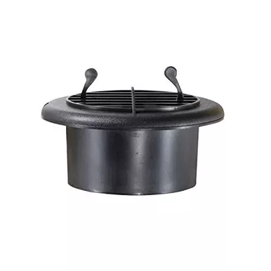 RV Designer H815 Provent Dampened Vent - Black 4 Inch