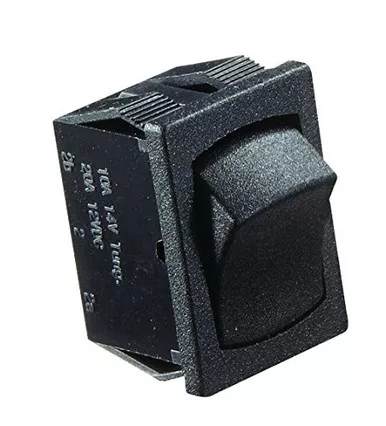 RV Designer S431 Rocker Switch 10 Amp On/Off SPST Black DC Electrical