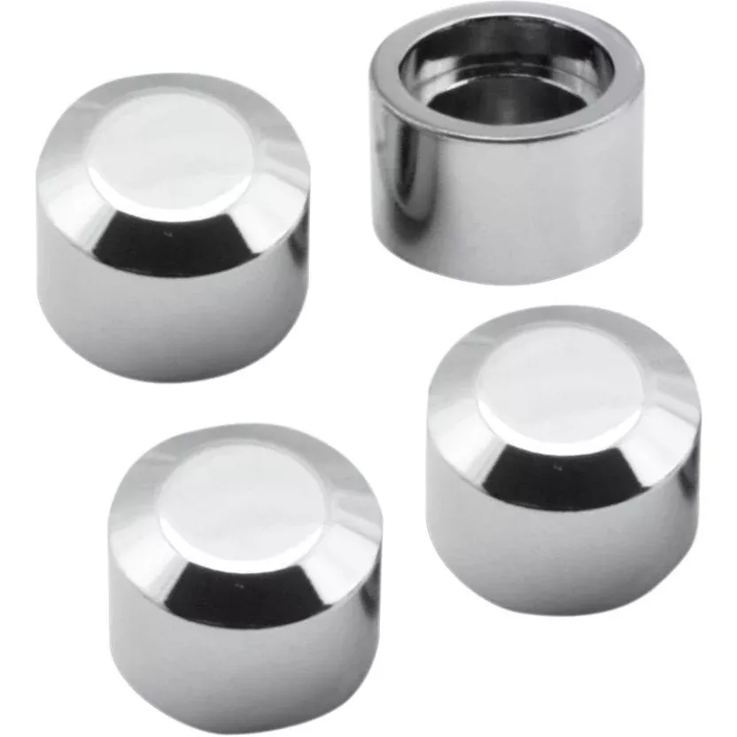 S&S 50-0333 Chrome Magnetic Headbolt Cover Harley w/ S&S Engine (Set of 4)
