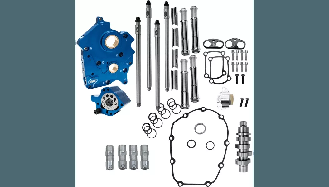 S&S Cam Chest Kit with 496 Cam for '17-26 Harley Davidson Touring Models