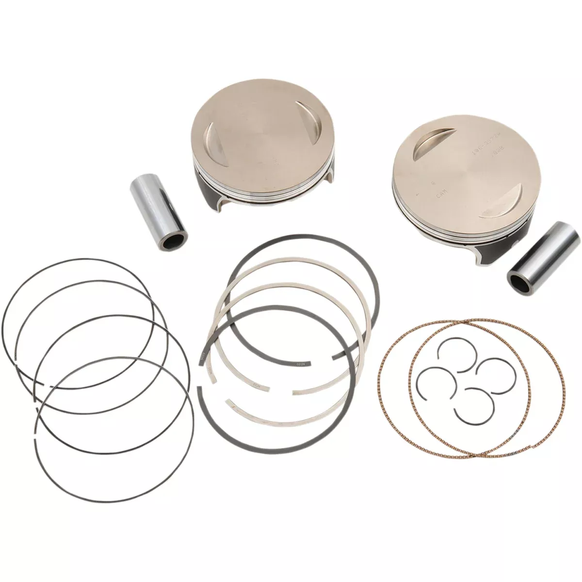 S&S CYCLE 0910-3659 106-3964A Forged Piston Kit for Hot Set Up Kits – +.020″
