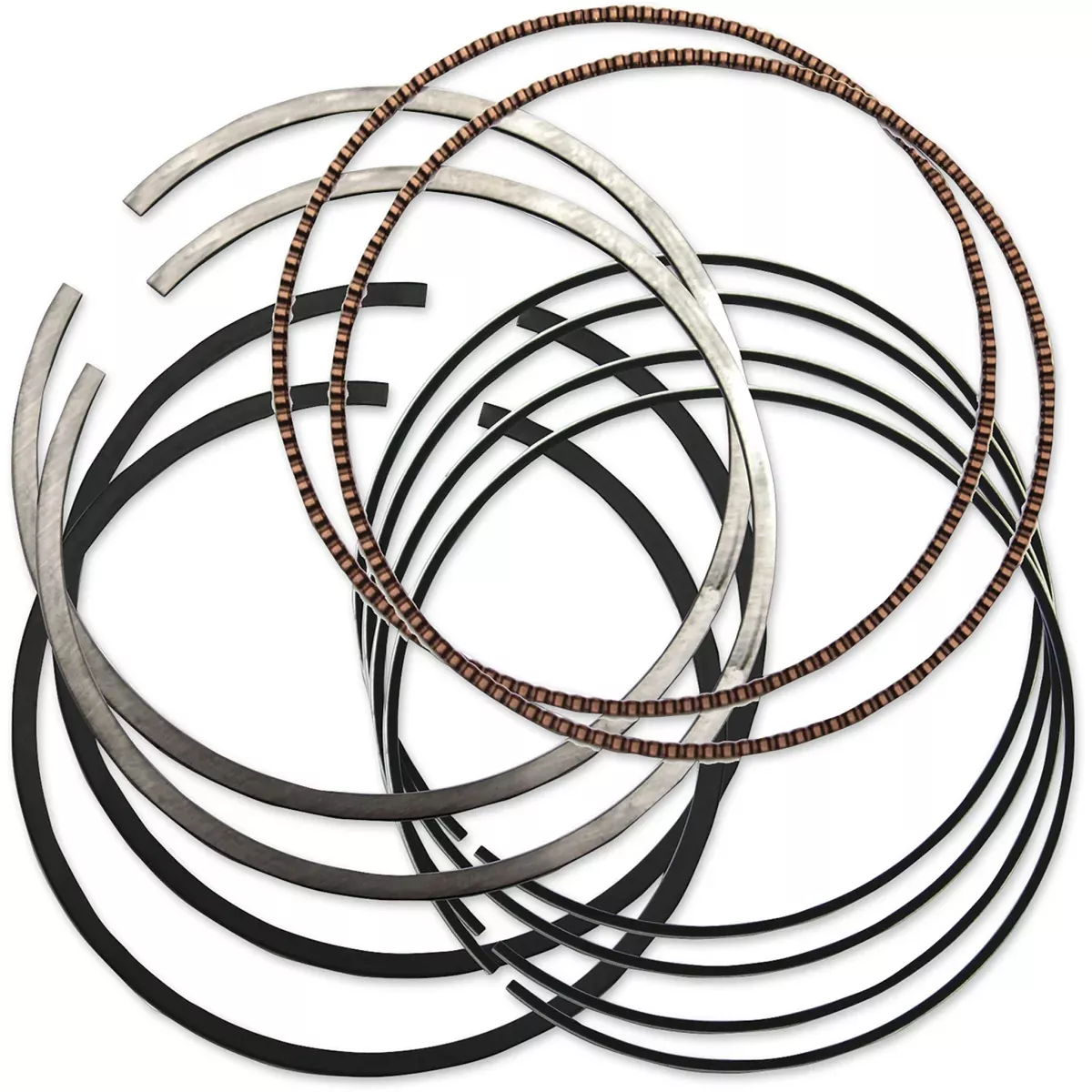 S&S CYCLE 0912-0641 940-0014 Replacement Ring Set for S&S Pistons – Replacement Piston Rings – 4.125″ – Standard