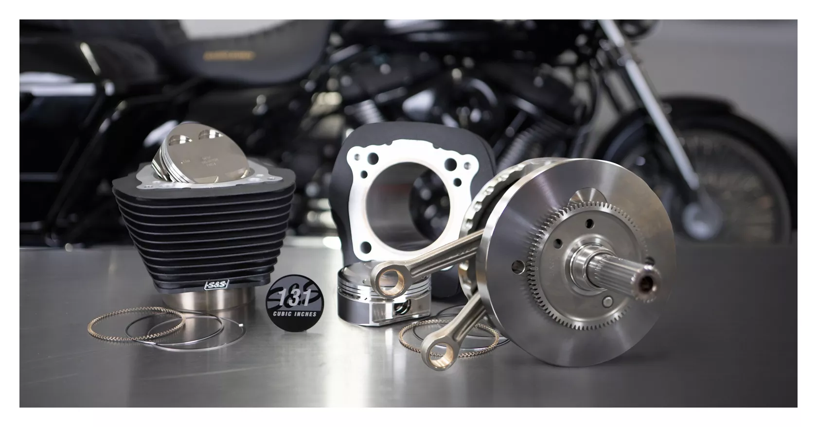 S&S Cycle 131″ Hot Set Up Kit For Harley Milwaukee-Eight 2017-2026