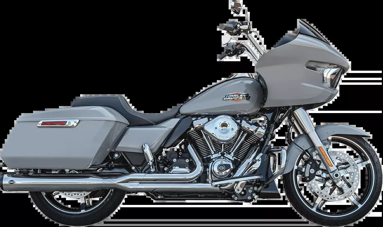 S&S CYCLE 2-into-1 GNX Exhaust System - Race Only - Chrome - Touring - 550-1168