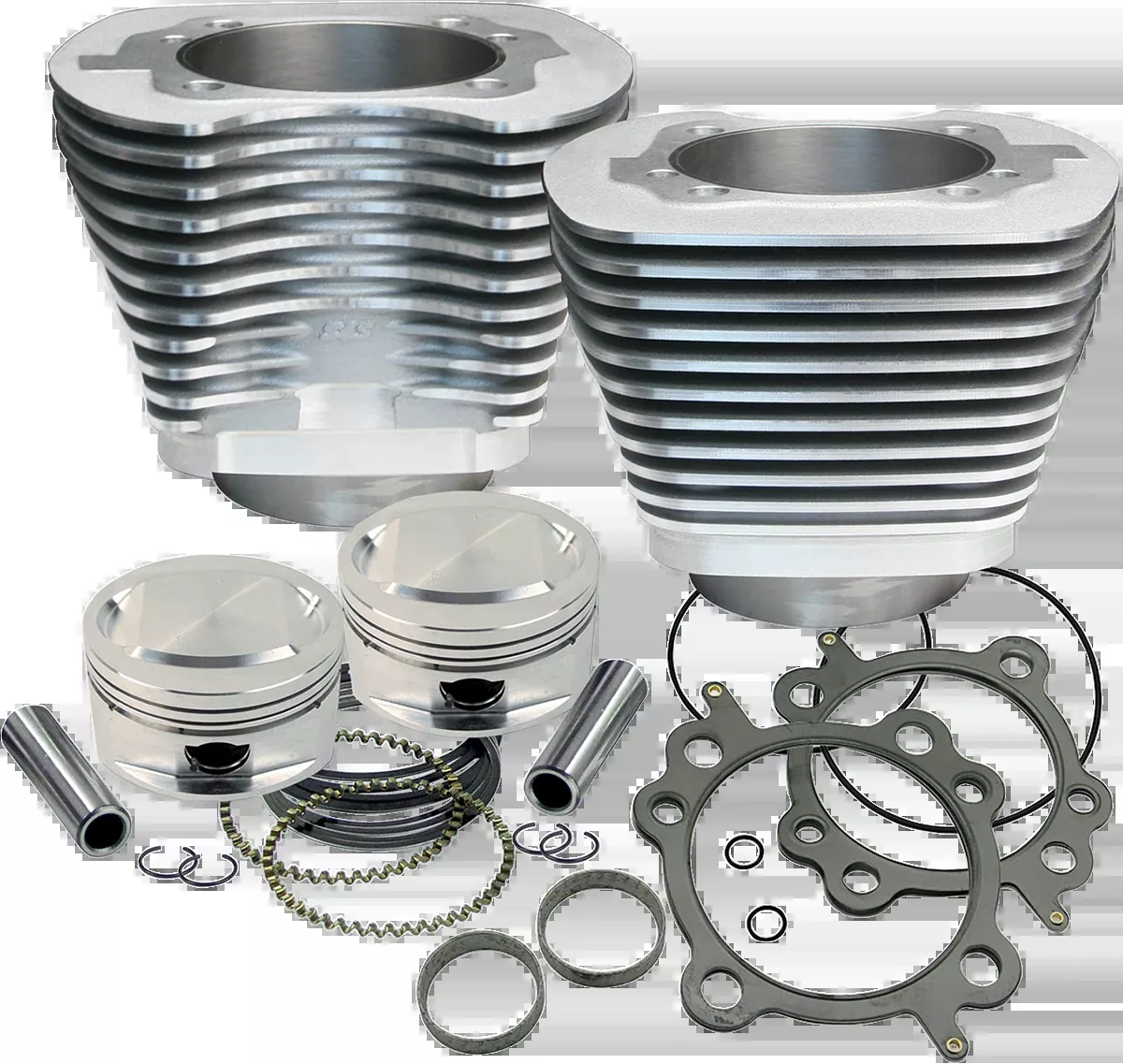 S&S CYCLE 95" Big Bore Cylinder Kit - 99-06 Twin Cam - Silver - 910-0200