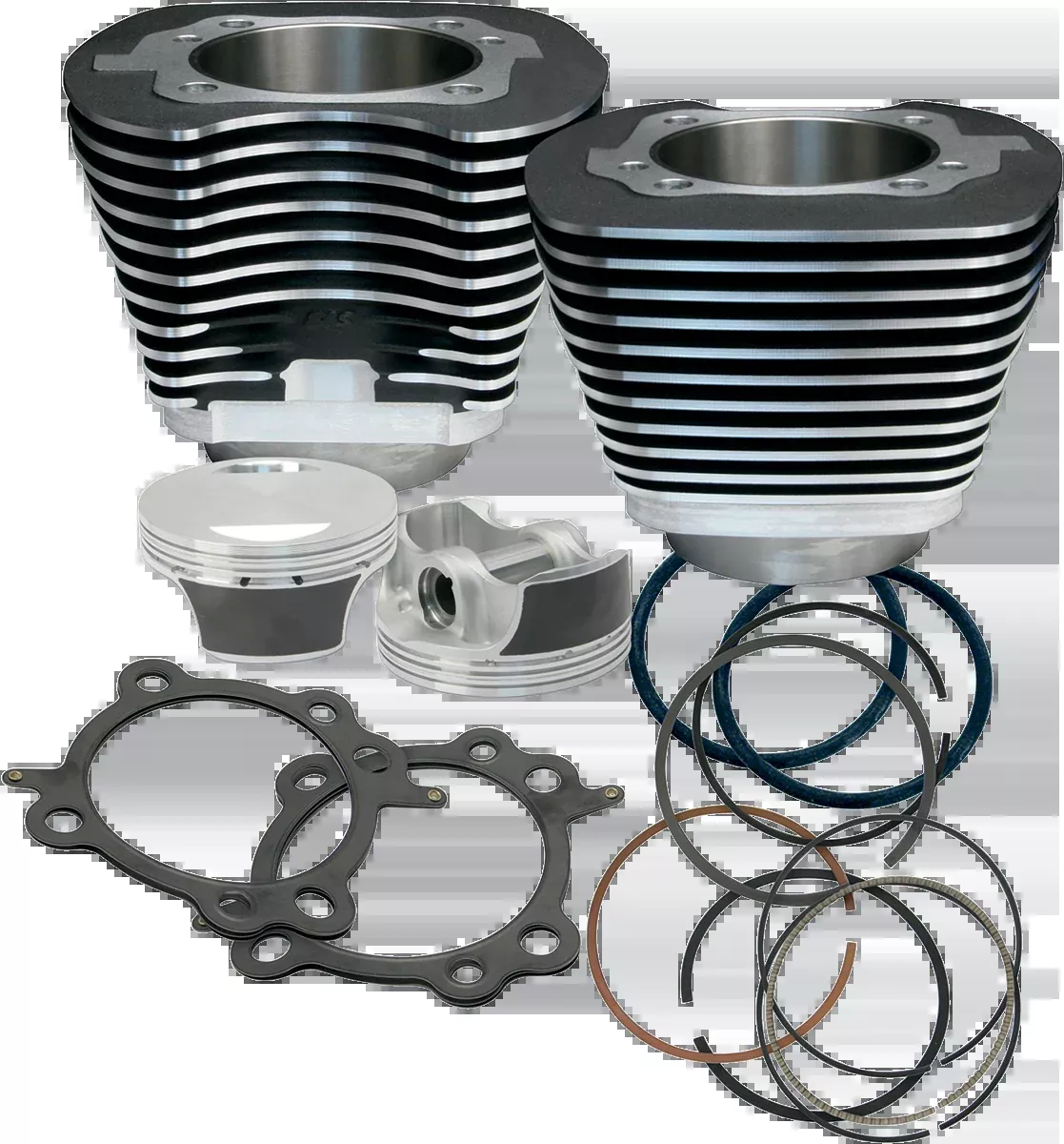 S&S CYCLE 97" Big Bore Cylinder Kit - 99-06 Twin Cam - Black - 910-0205