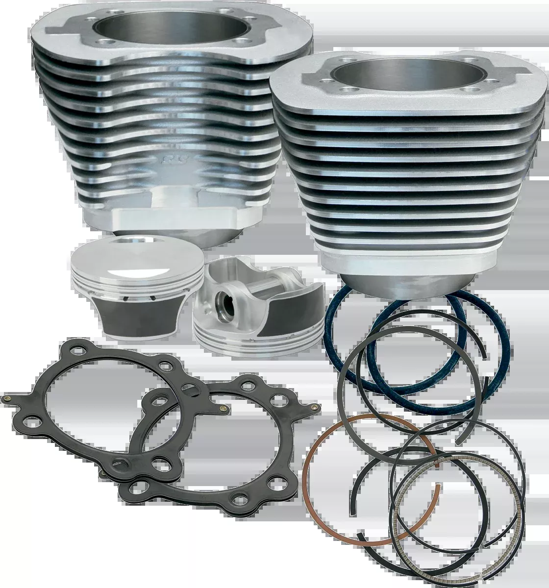 S&S CYCLE 97" Big Bore Cylinder Kit - 99-06 Twin Cam - Silver - 910-0201