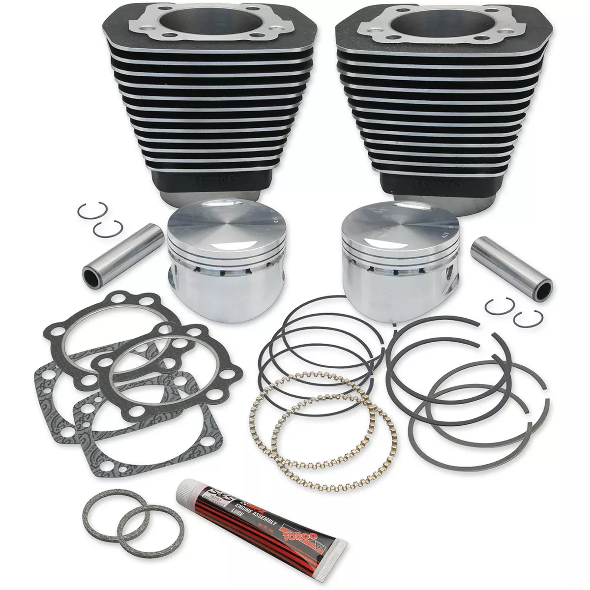 S&S Cycle Big Bore Cylinder Kit – 91-7702 For Harley Motorcycles 1984-2000