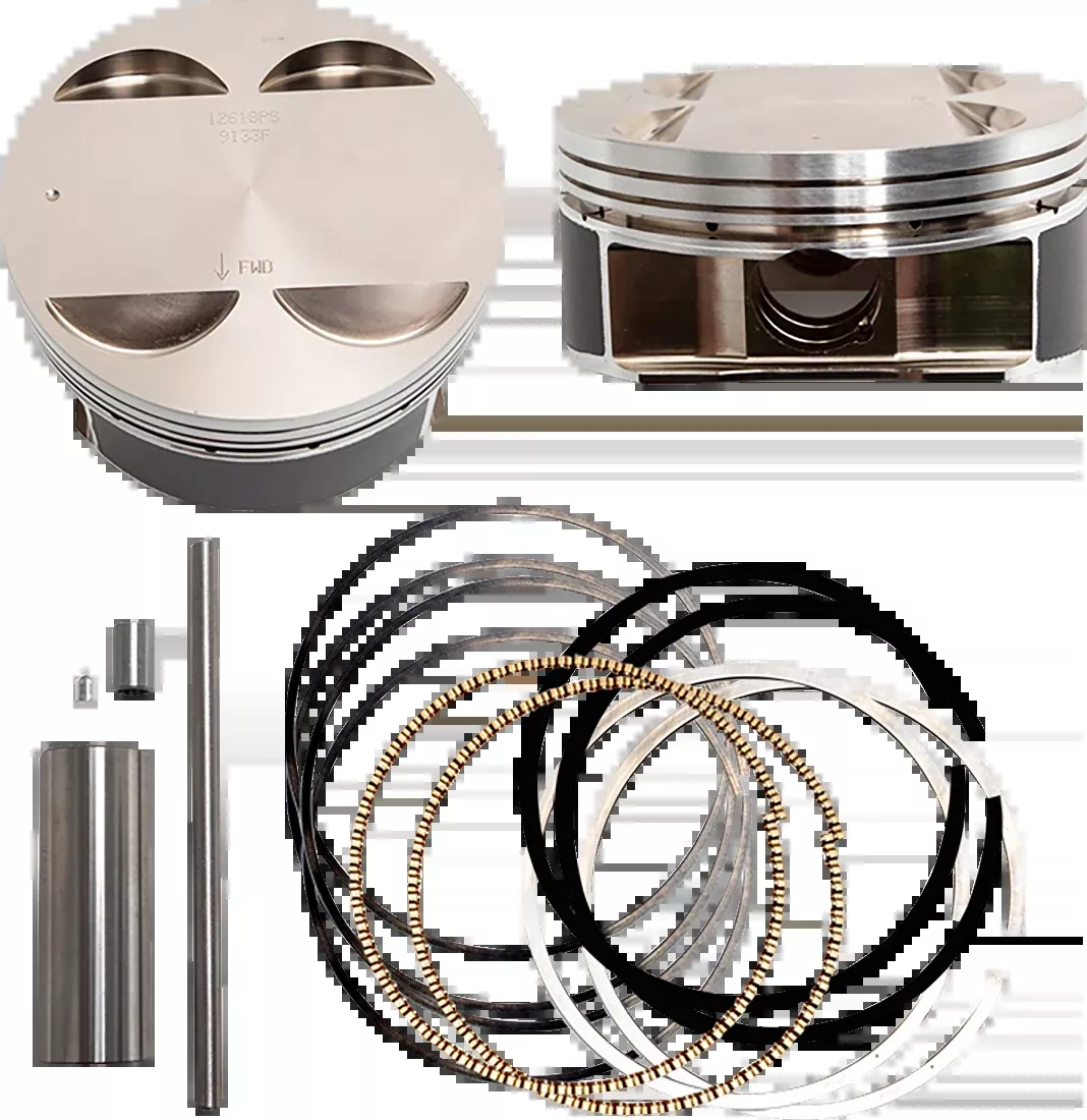 S&S CYCLE Big Bore Piston Kit – 128″ – +.010 – M8 (Part #920-0142)