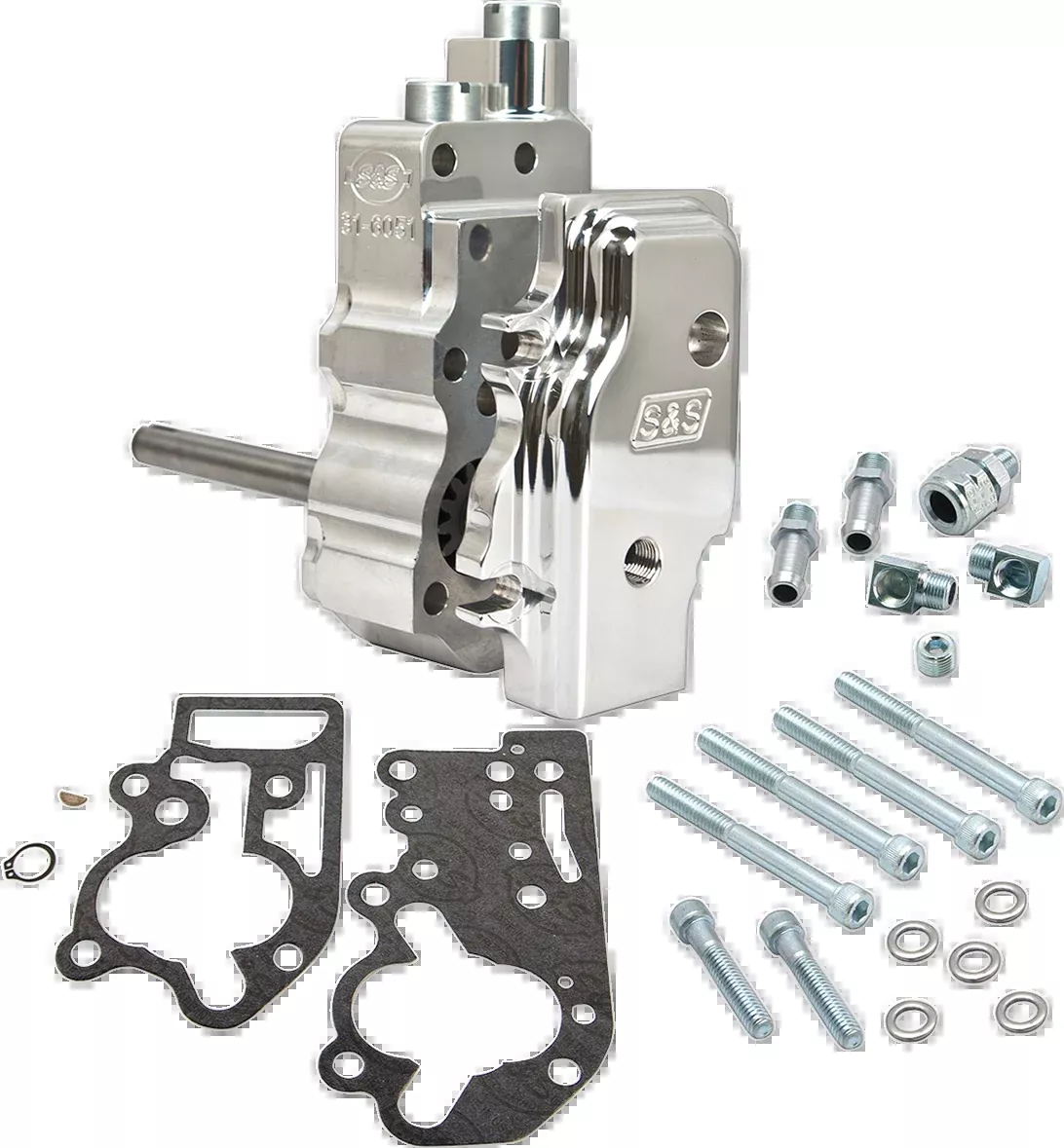 S&S Cycle Billet Oil Pump 31-6206 for Harley-Davidson Engines