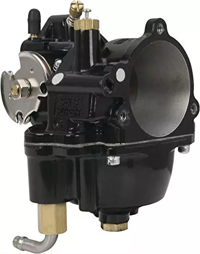 S&S Cycle Black Super G Carburetor Assembly Compatible for Harley-Davidson Big Twin 55-06