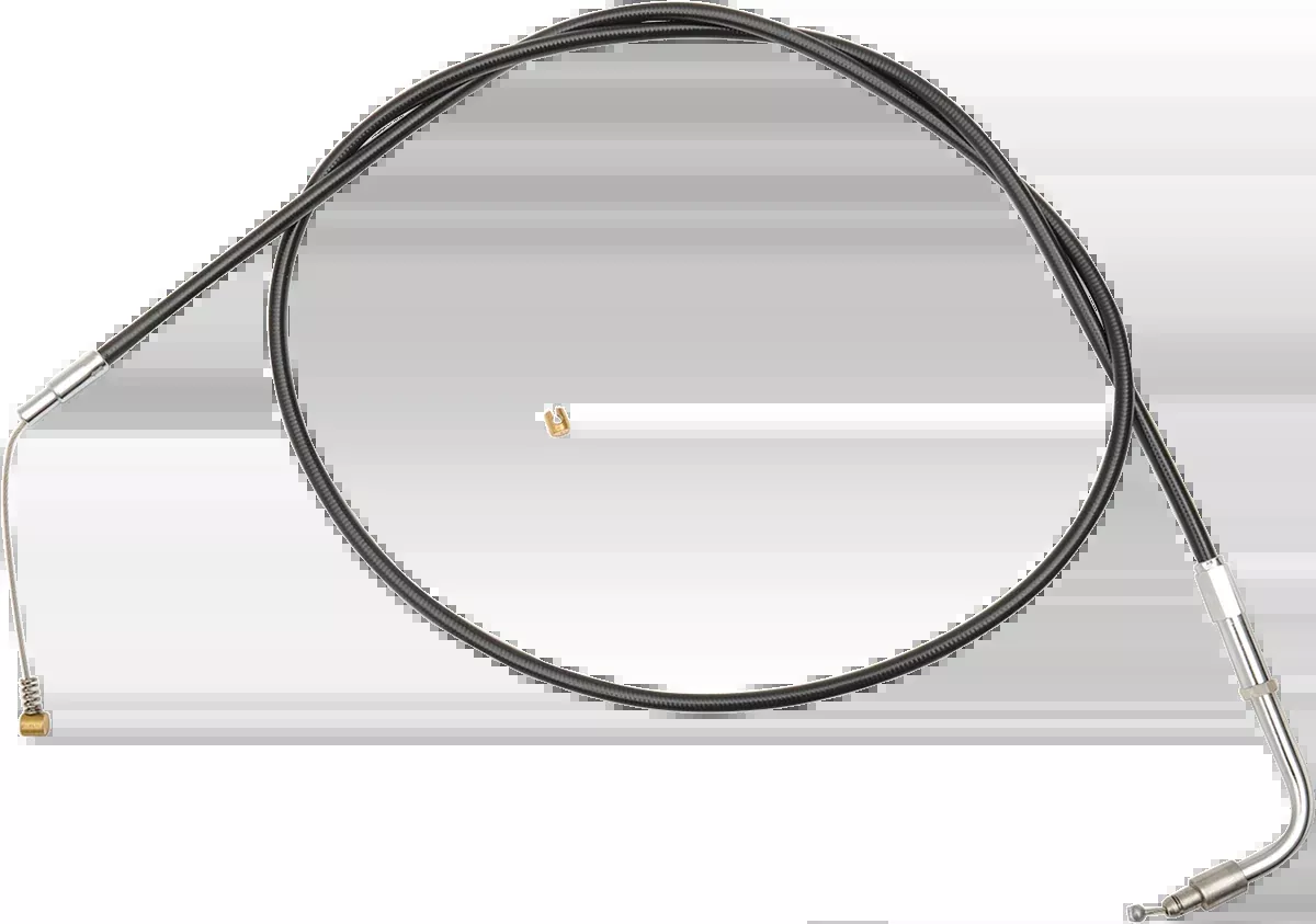 S&S CYCLE Black Vinyl Idle Cable – 48 inches, Part 19-0465