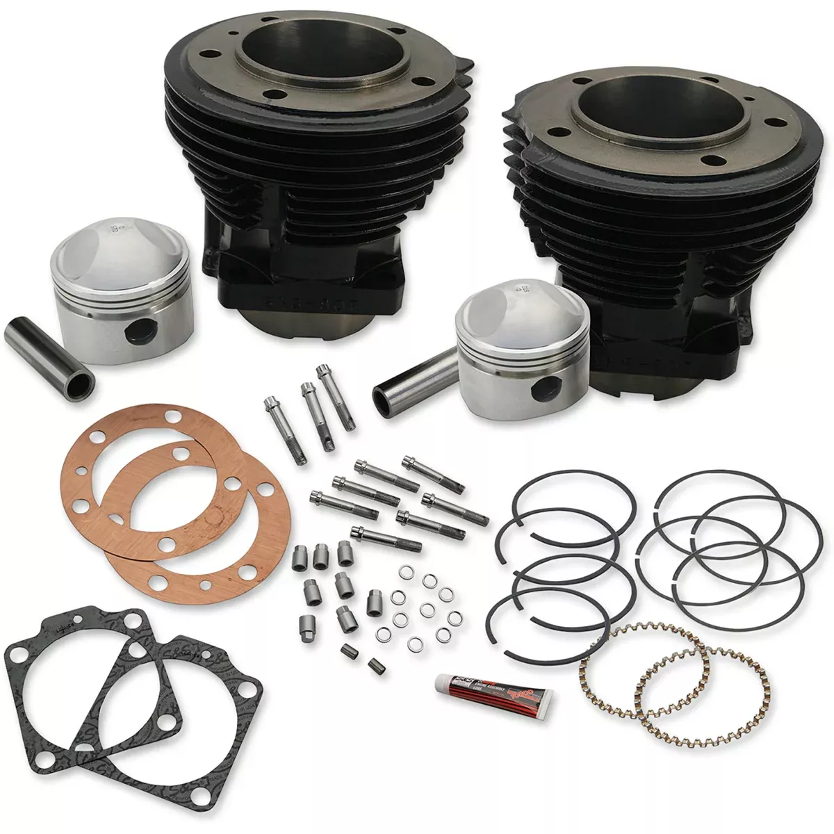 S&S Cycle Cylinder And Piston Kit – 91-9017 For Harley Motorcycles 1966-1984