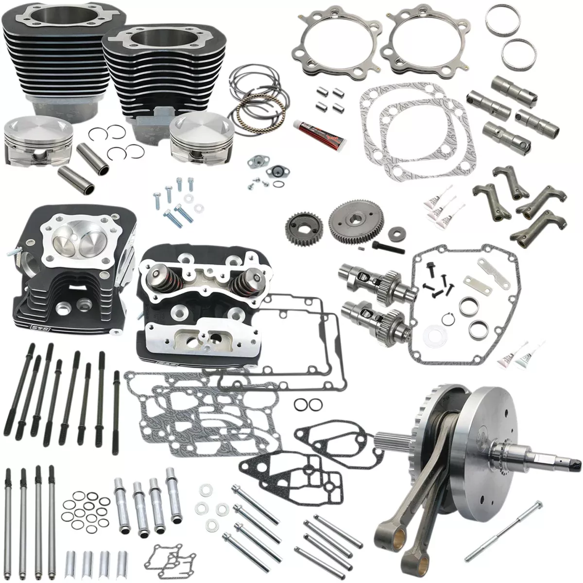 S&S Cycle Hot Set Up Performance Kit - 900-0569 For Harley Softail 2007-2017