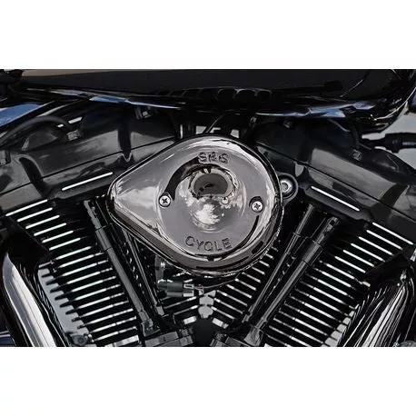 S&S CYCLE LAVA CHROME STEALTH TEARDROP COVER HARLEY DAVIDSON M8