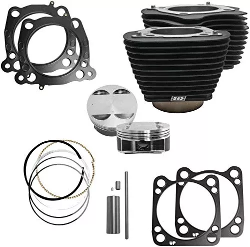 S And S Cycle M8 Models W/114″ 128″ Big Bore Kit M8 Blk 910-0685 New