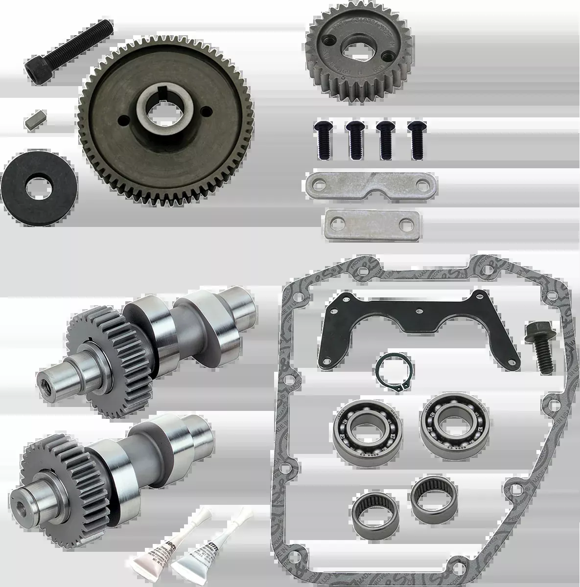 S&S Cycle MR103 Gear Drive Camshaft Kit for Twin Cam Engines (’99-’06)