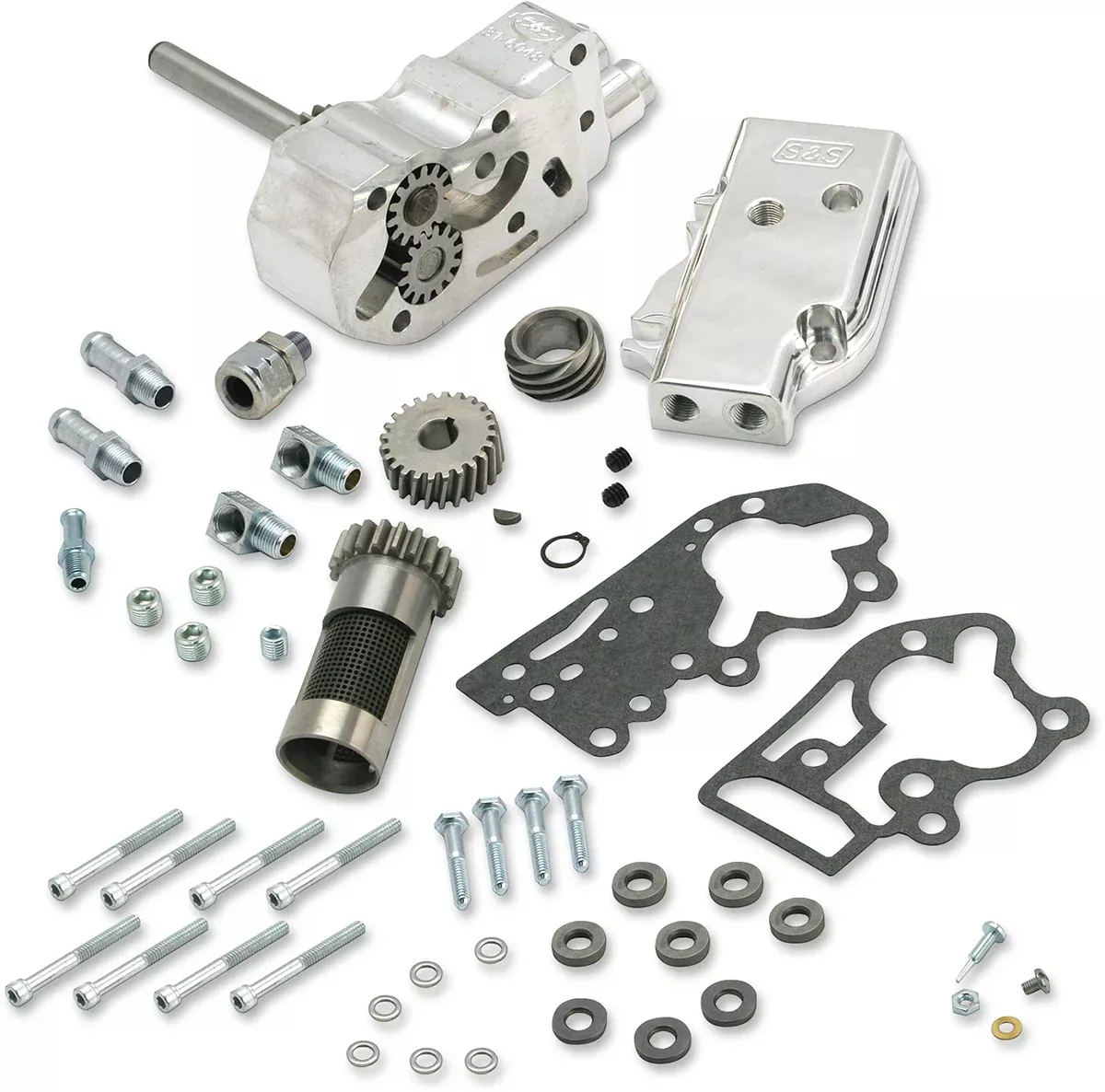 S&S CYCLE Oil Pump with Gears Part Number 31-6293 for Enhanced Engine Performance