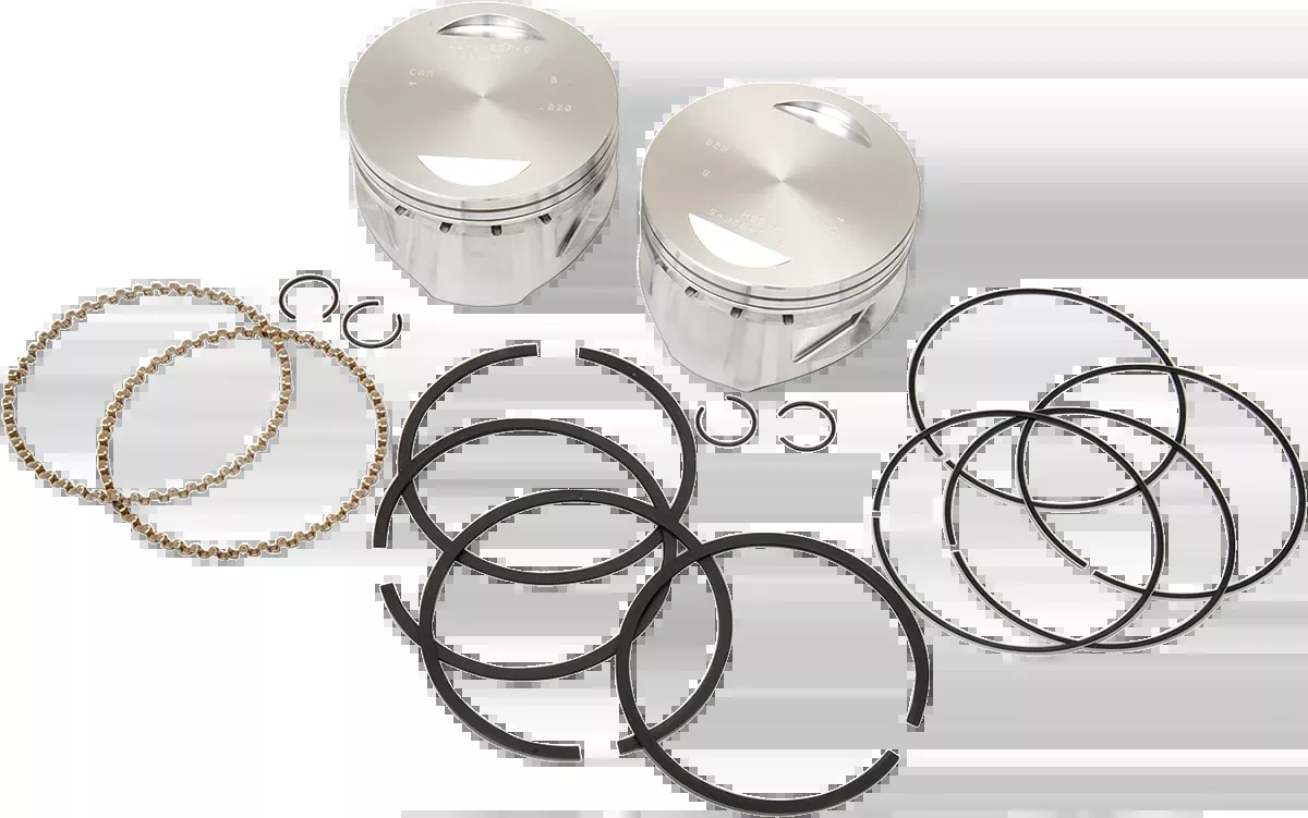 S&S CYCLE Piston Kit for 100″/107″ Super Sidewinder Engines – 4.000″ +0.020″ – Part Number 92-1402
