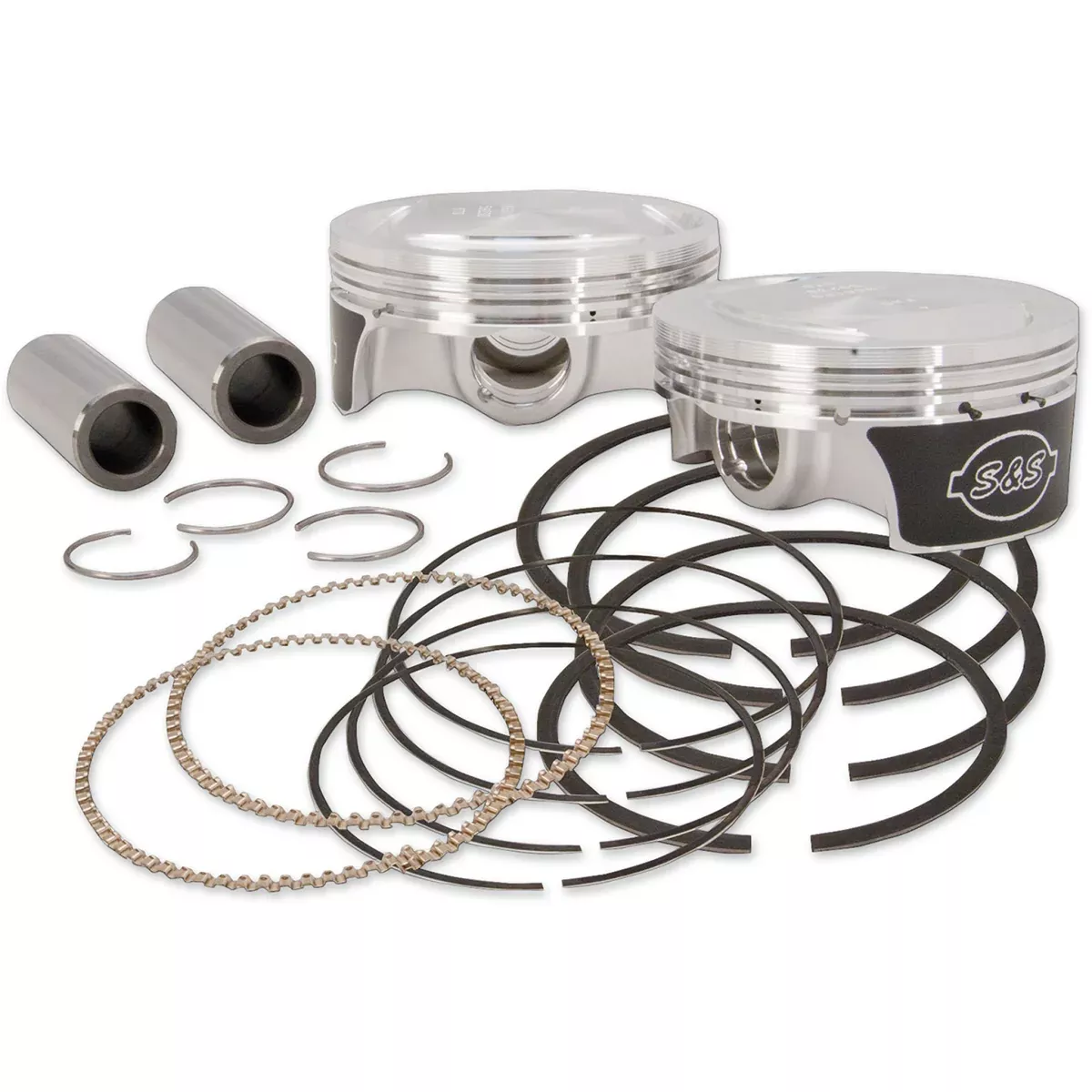 S&S Cycle Piston Kit - 106-0432 For Harley Motorcycles 1999-2016