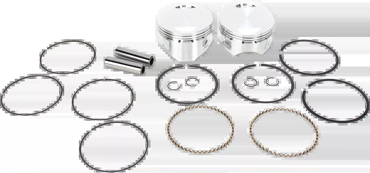 S&S CYCLE Piston Kit for 113-Inch Super Sidewinder Engines, Part Number 92-1410