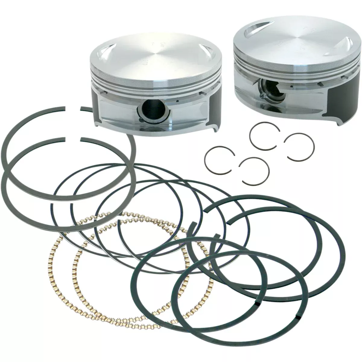 S&S Cycle Piston Kit - 92-1210 For Harley Motorcycles 1999-2016