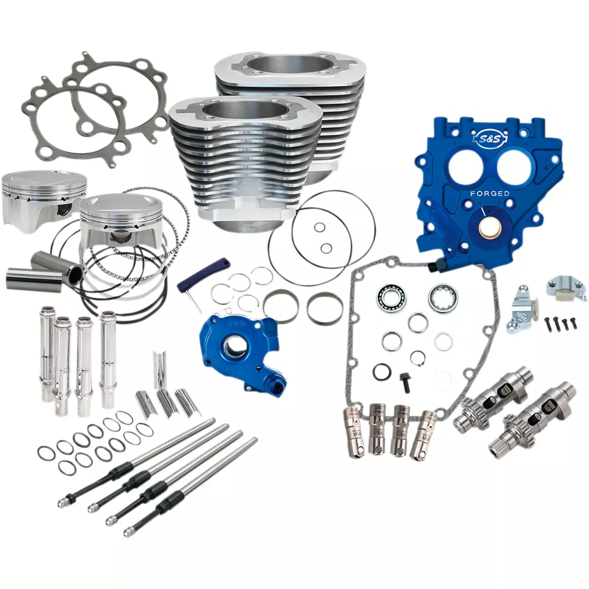 S&S Cycle Power Package Performance Kit - 330-0662 For Harley Motorcycles 1999-2006