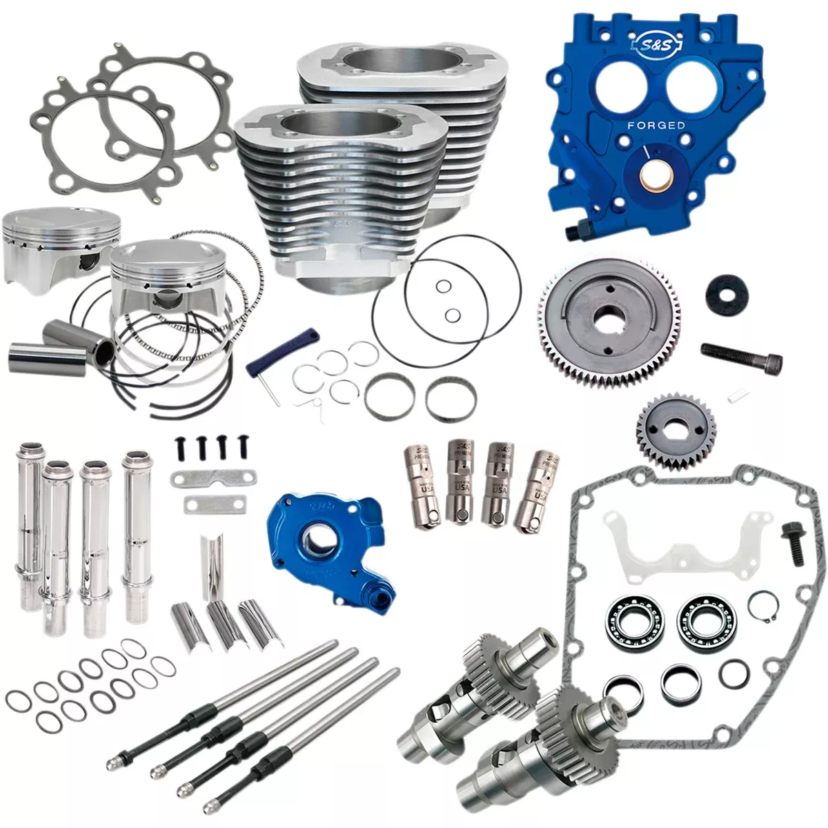 S&S Cycle Power Package Performance Kit - 330-0663 For Harley Motorcycles 1999-2006