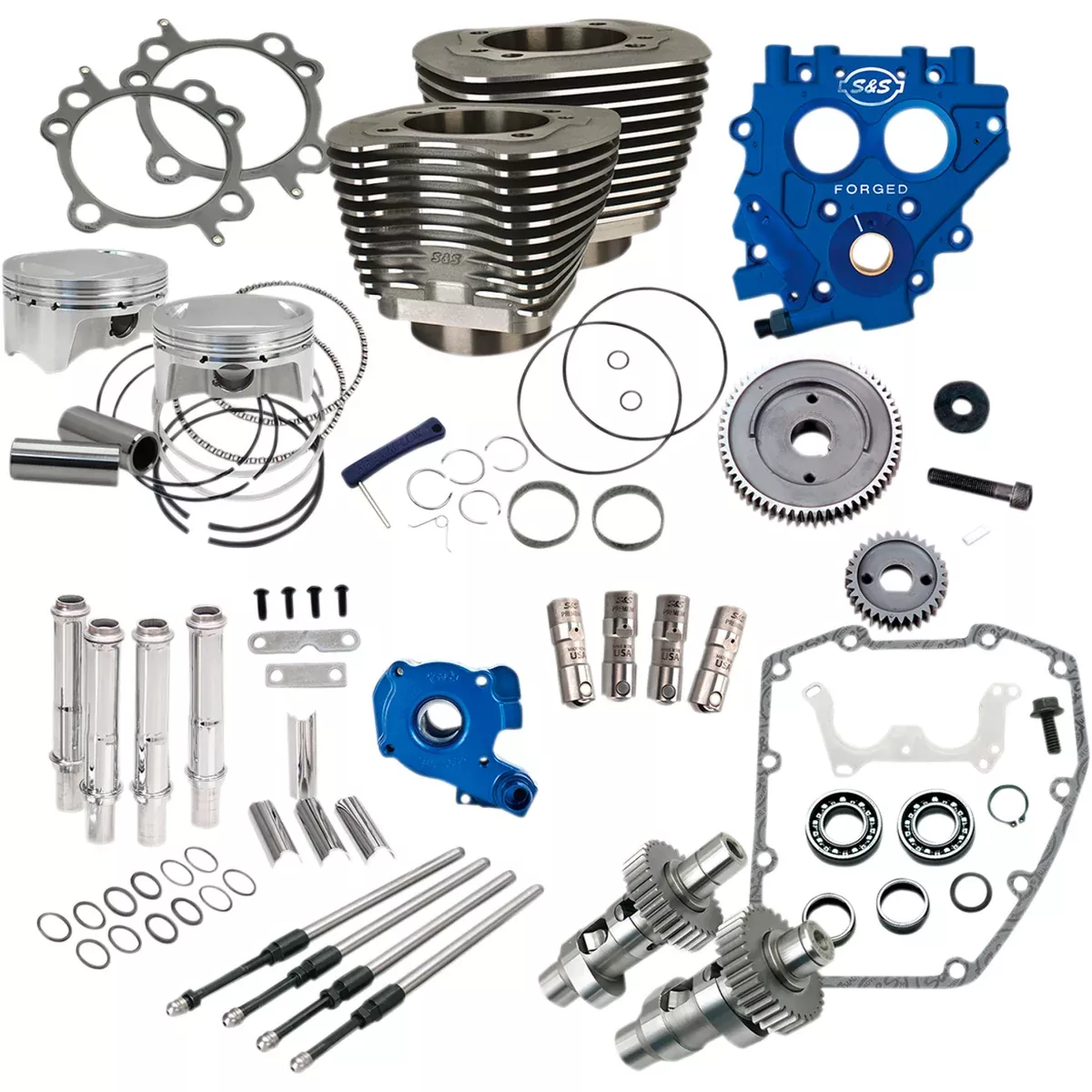 S&S Cycle Power Package Performance Kit - 330-0665 For Harley Motorcycles 1999-2006