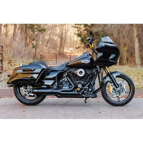 S&S CYCLE QUALIFIER 2:1 EXHAUST STAINLESS HARLEY DAVIDSON BAGGERS 17-26