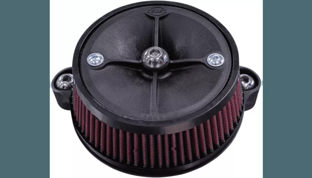 S&S Cycle Stealth Air Cleaner Kit Without Cover for '17-23 Harley Davidson M8 Models (Not for '23-'24 CVO Models or '24 FLHX/FLTR)