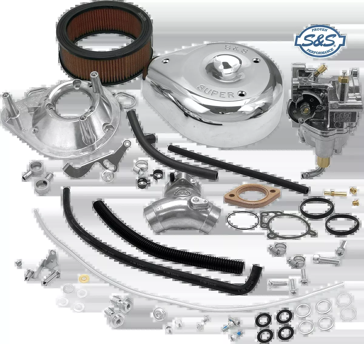 S&S Cycle Super G Carburetor Kit for Evolution Big Twin – Part 11-0434
