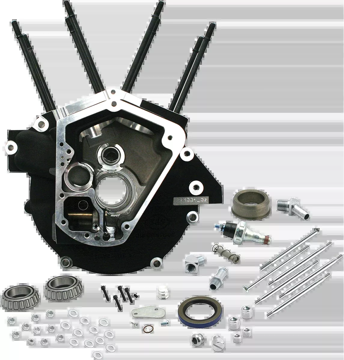 S&S CYCLE Super Stock 3.5-inch Engine Case for Evolution Big Twin – Part 31-0052