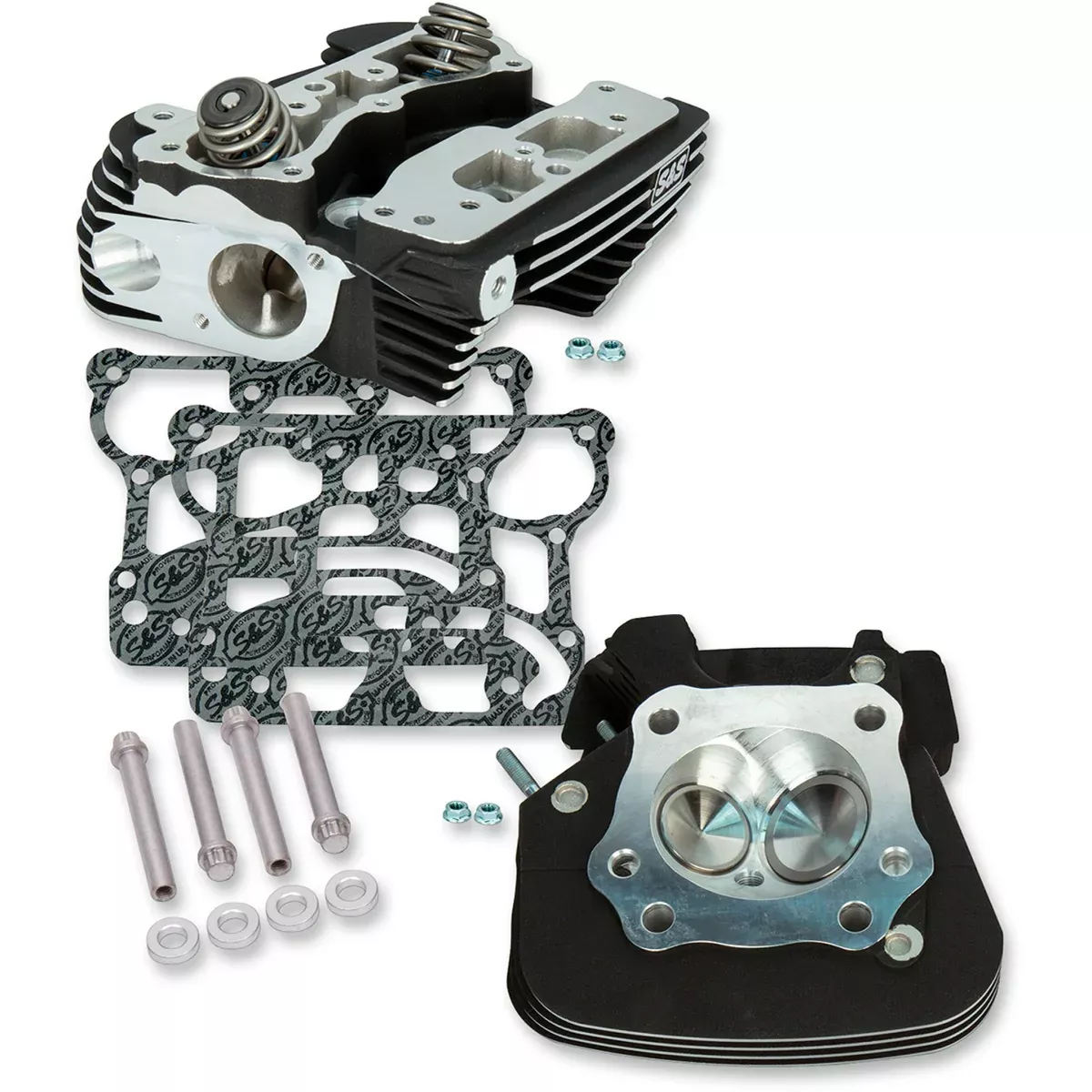 S&S Cycle Super Stock Cylinder Head Kit - 900-0349 For Harley Motorcycles 2006-2017