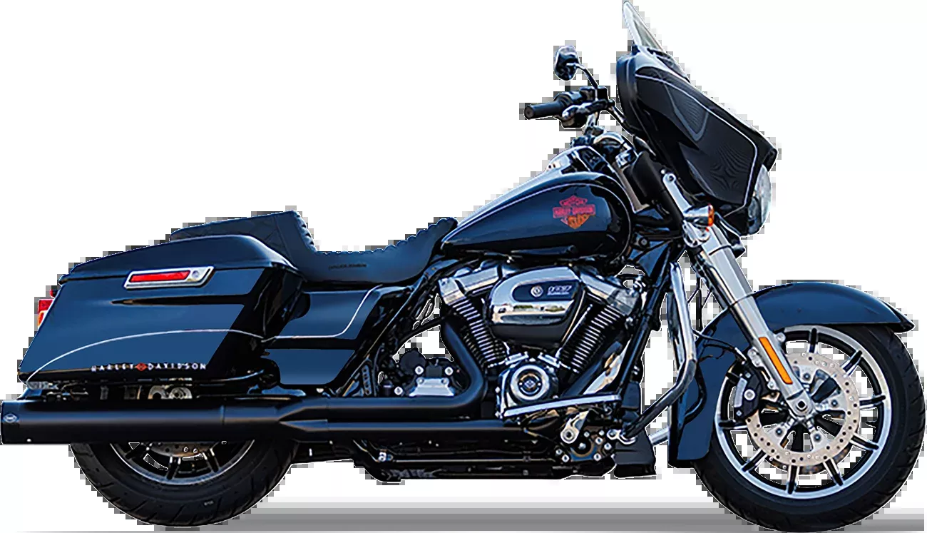 S&S Sidewinder 2-1 Black Exhaust System fits 2017-2026 Harley Touring 550-0759