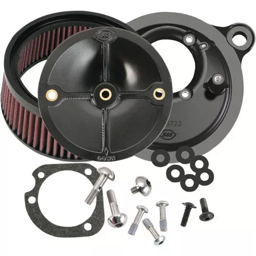 S&S Super Stock Stealth Air Cleaner Kit for 1999-2006 Harley Big Twin
