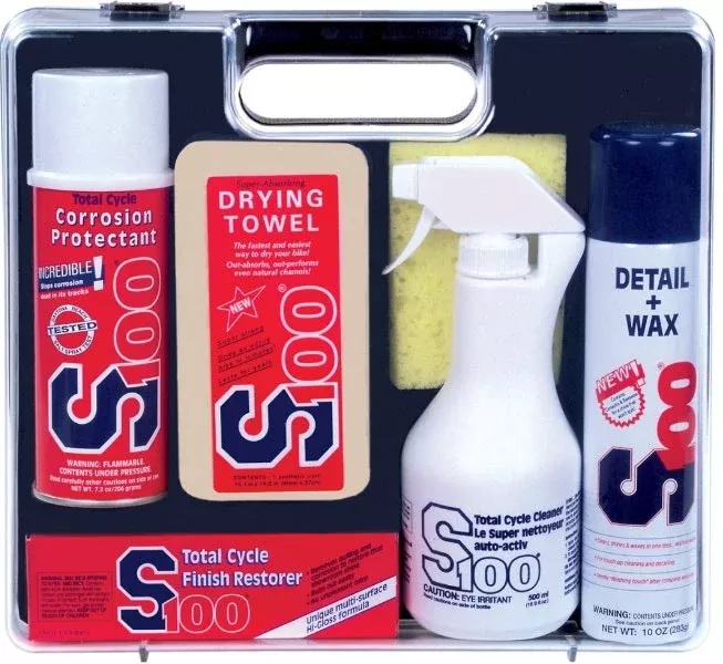 S100 Cycle Care Gift Set with All the Great S100 Products for Harley