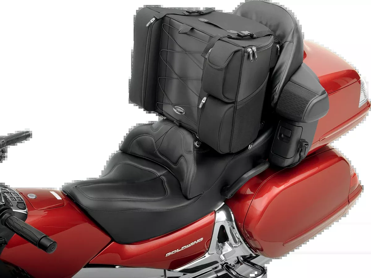 Saddlem Men Backrest Bag BR4100 3501-0322 for Dresser Models with Insulated Cooler Pouches