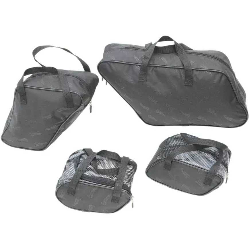 Saddlemen 3501-0758 Saddlebag Packing Cube 4 Piece Liner Set Harley Dyna FLD 12-16